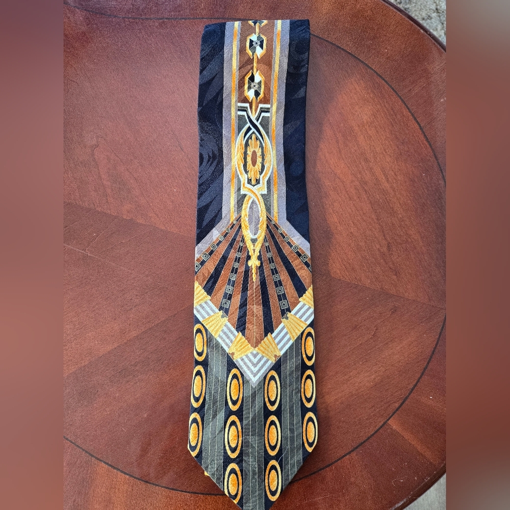 Gino Rossini Abstract Tie